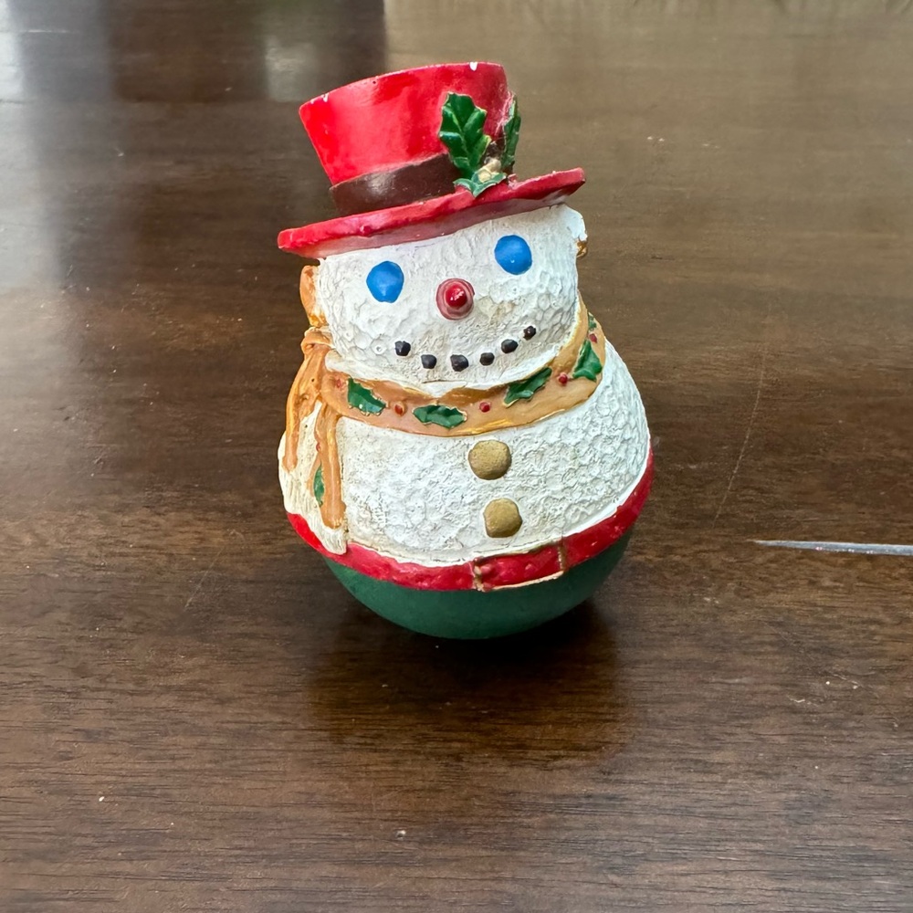 Vintage 80s ROLY POLY Frosty the Snowman